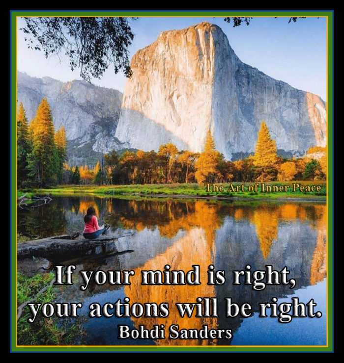 Right Mind, Right Actions - The Art of Inner Peace